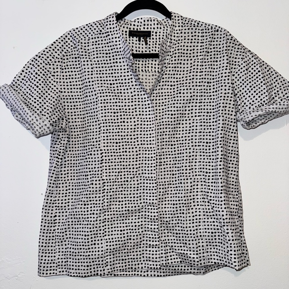 🎉Black and White Patterned Shirt
